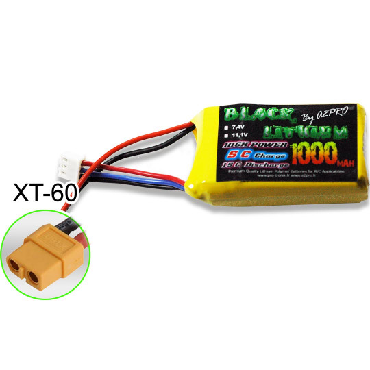 Accu LiPo Black Lithium...