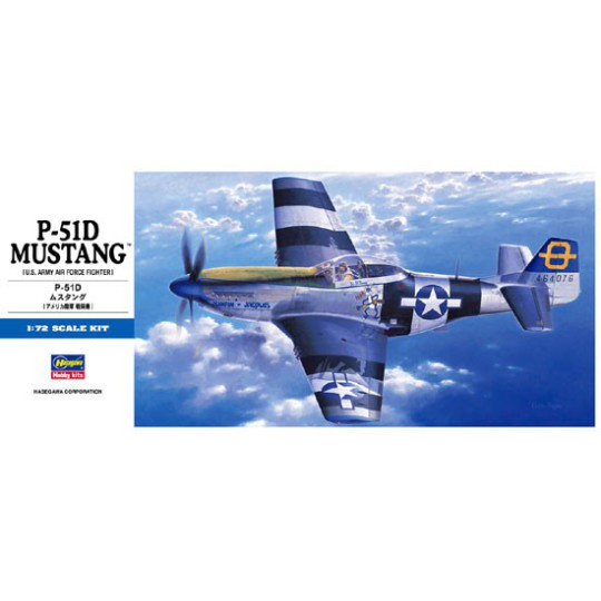 Maquette d'avion en plastique P-51D Mustang 1/72