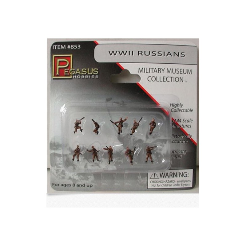 Figurine RUSSES WWII PEINTS 1/144