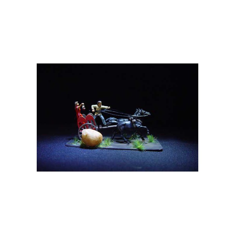 Figurine CHARIOTS CELTES +REINE 1/72