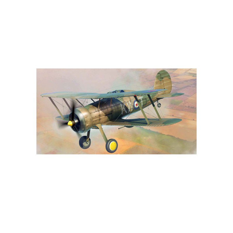 Maquette d'avion en plastique Gloster Gladiator MK2 1/48