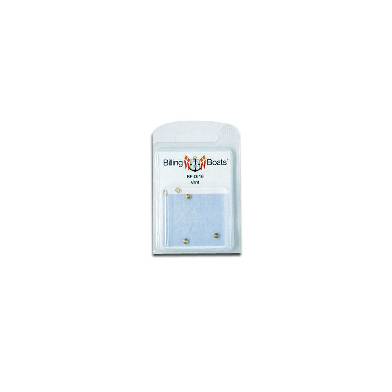 Accastillage de bateau Aérateur en laiton 3x4mm (10pcs)