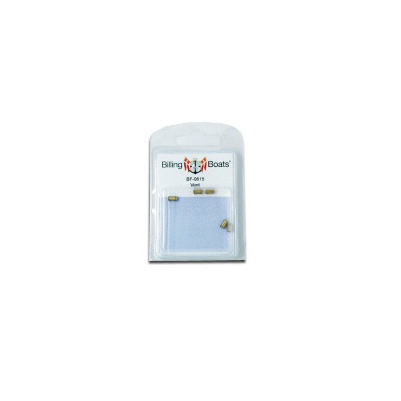Accastillage de bateau Aérateur en laiton 4x7mm (10pcs)