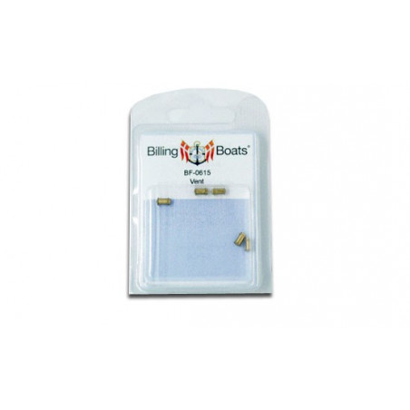 Accastillage de bateau Aérateur en laiton 4x7mm (10pcs)