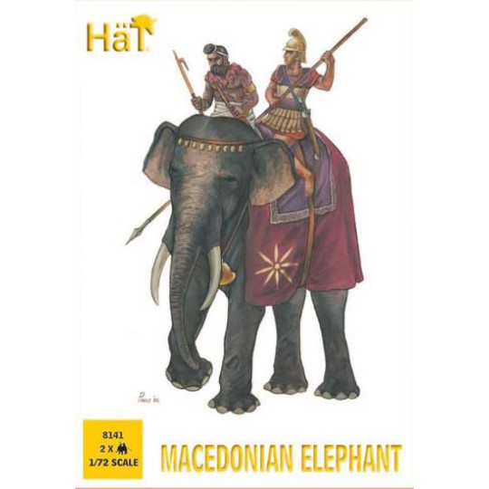 Figurine Elephants Macédoniens 1/72