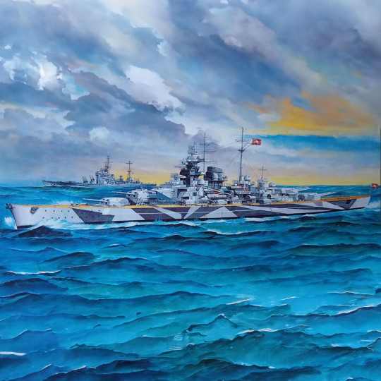 Maquette de bateau en...