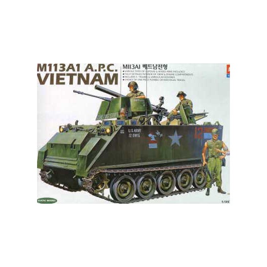 Maquette de Char en plastique M-113A1 VIETNAM VERSION 1/35
