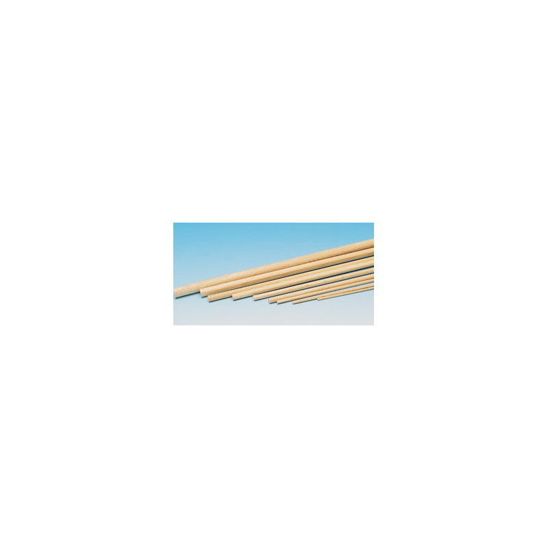 Matériau de bois ROND BALSA D. 6x1000mm