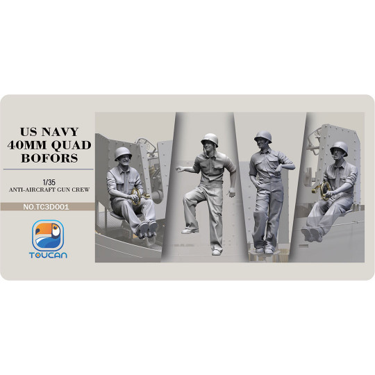 Figurine US NAVY 40MM QUAD...