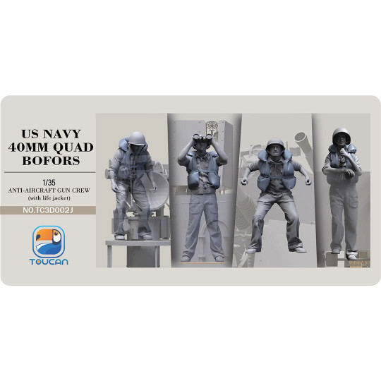Figurine US NAVY 40MM QUAD...