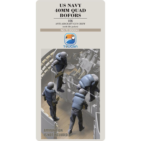 Figurine US NAVY 40MM QUAD...