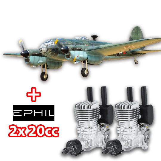 Aereo a motore Combo HE 111...