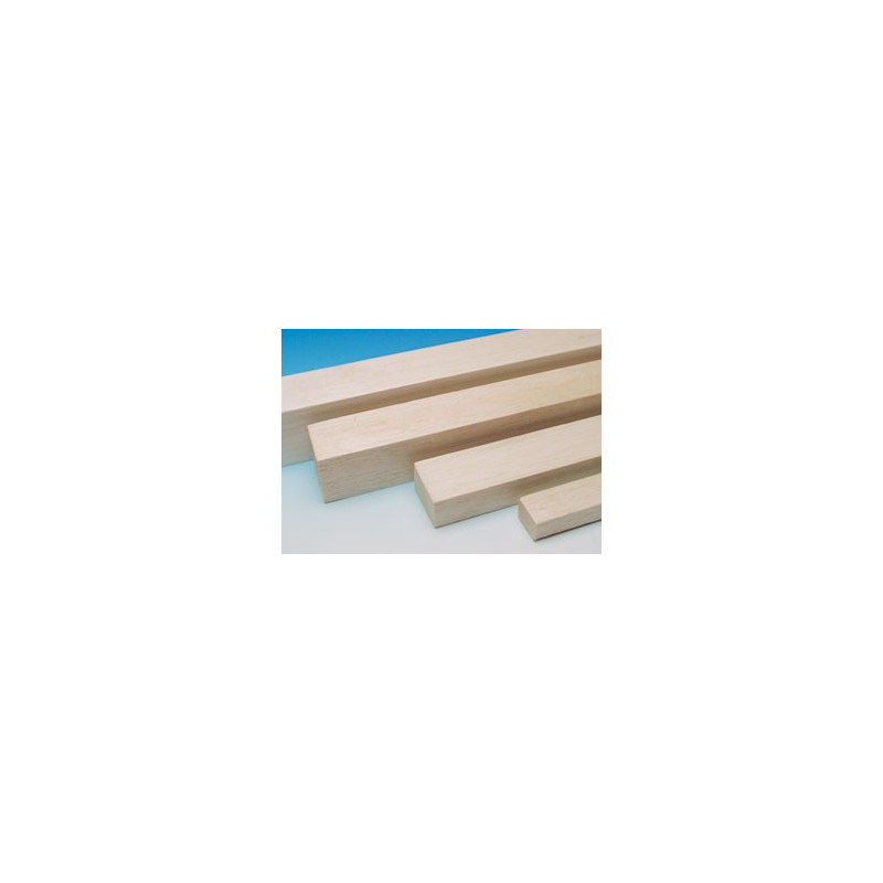 Matériau de bois BLOC BALSA 80x80x1000mm