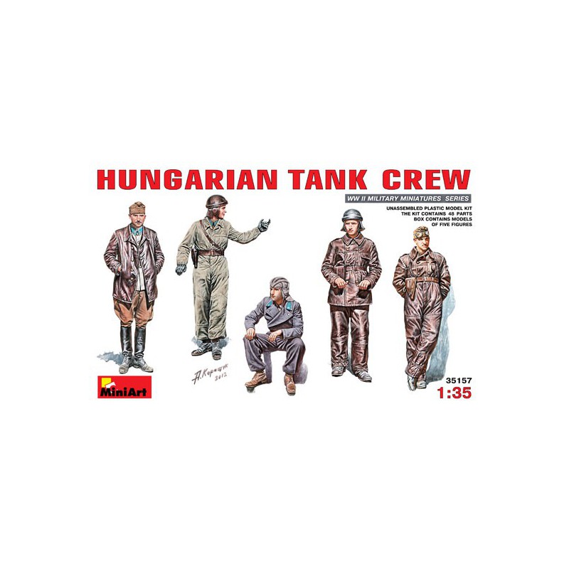 Figurine EQUIPAGE TANK HONGROIS1/35