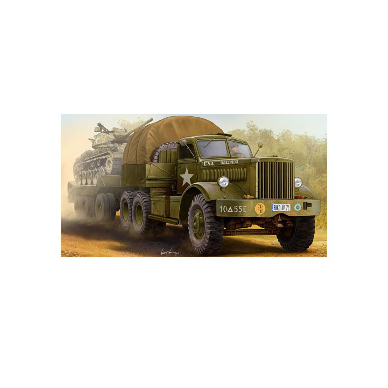 Maquette de camion en plastique M19 Tank Transporter Hard Top 1/35