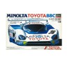 Maquette de voiture en plastique MINOLTA TOYOTA 88C 1/24