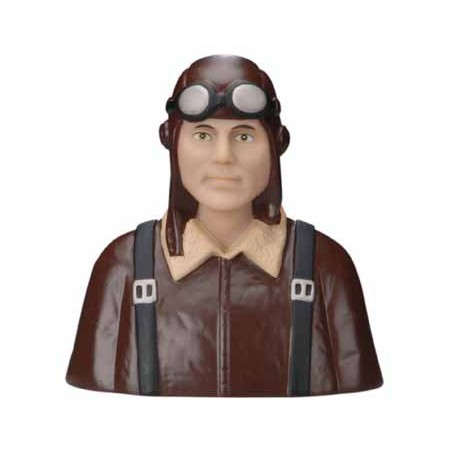 Accessoire embarqué BUSTE DE PILOTE ALLEMAND PEINT 14/18- 1/4