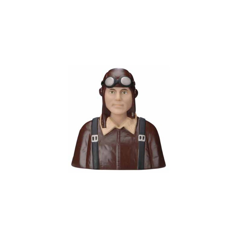 Accessoire embarqué BUSTE DE PILOTE ALLEMAND PEINT 14/18- 1/5