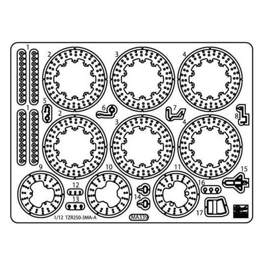 Modello in plastica di moto...