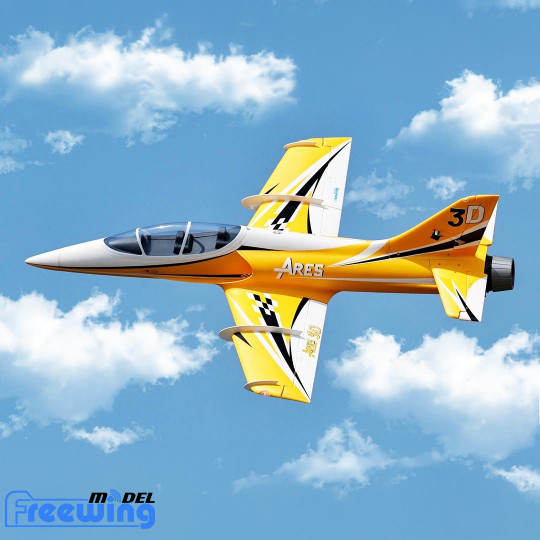 Avion Jet RC ARES giallo 6S...