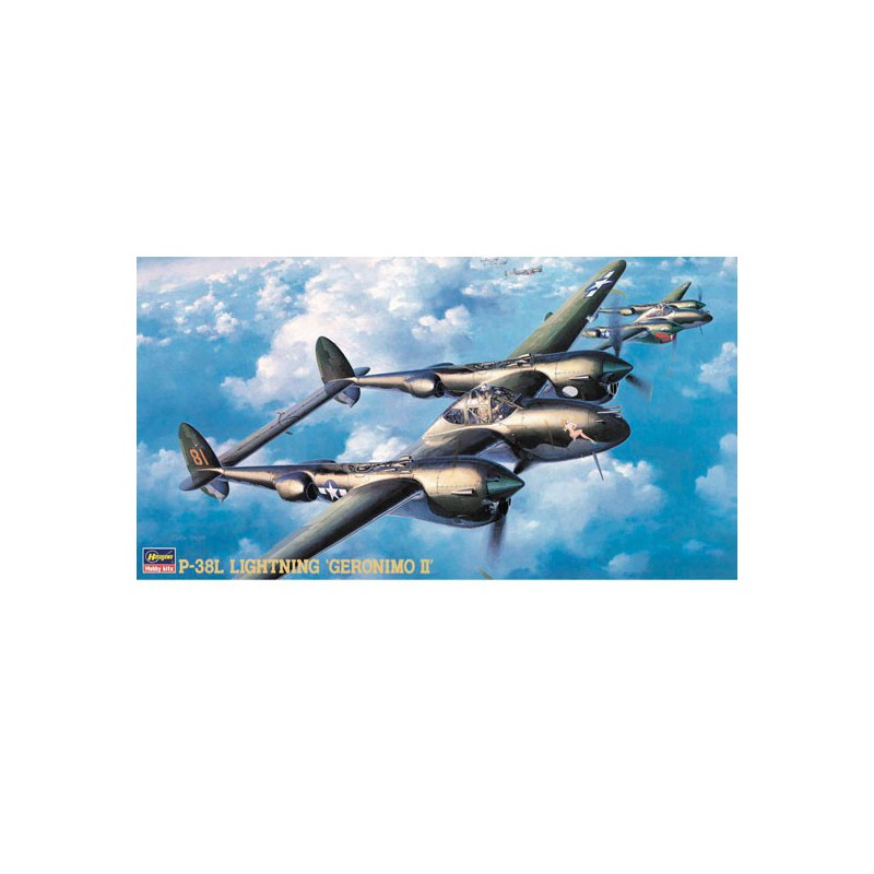 Maquette d'avion en plastique P-38L LIGHTNING