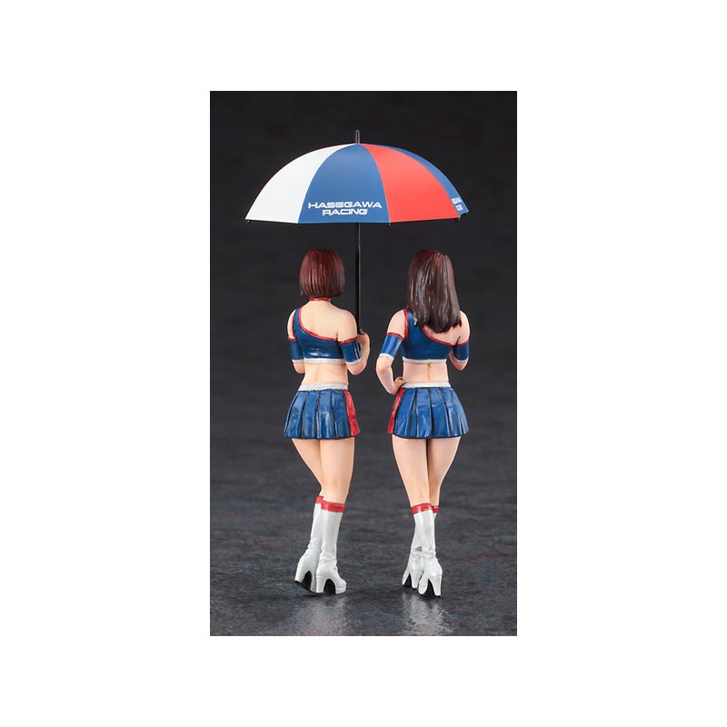 Maquette de voiture en plastique Paddock Girls figure 1/24