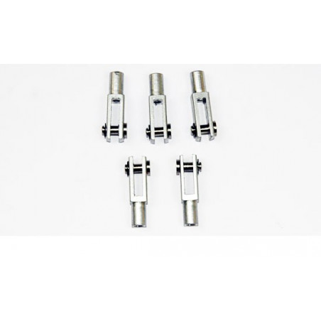 Accessoire embarqué Chape alu M3 (5 pcs)