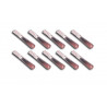Accessoire embarqué Chapes acier nickelé M3 (10 pcs)