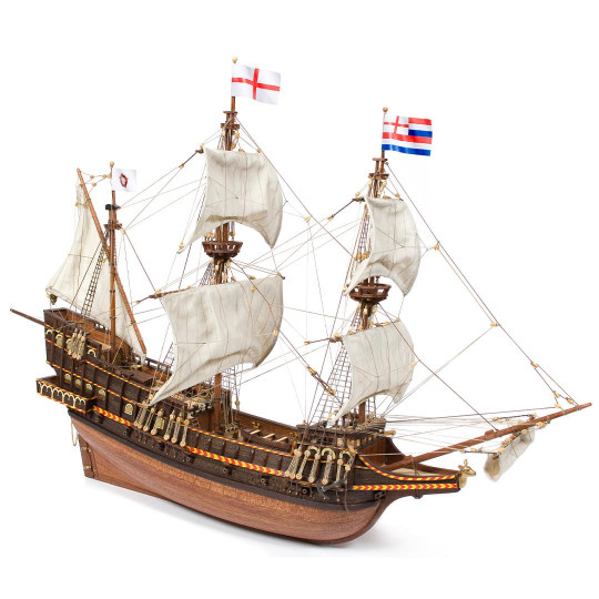 Modello galion Golden Hind...