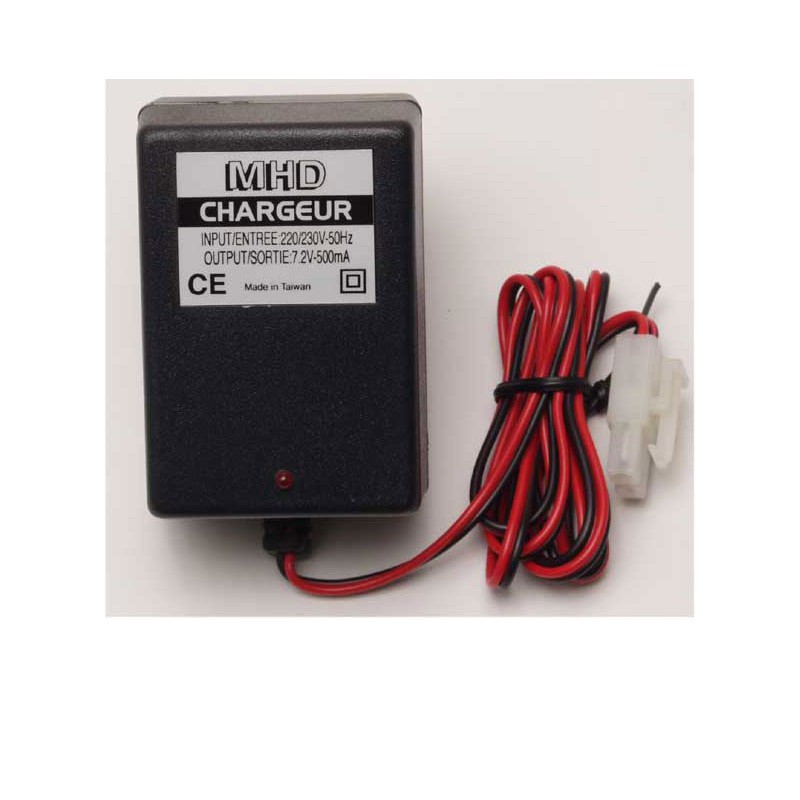 Pièce pour voiture electrique tous chemin 1/10 Chargeur 220V pour ACCU 7.2 V