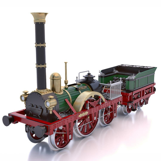 Modello locomotiva Adler in...