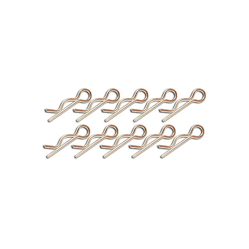 Accessoires pour voiture radiocommandée Clips de carrosserie grand modèle (10 pcs)