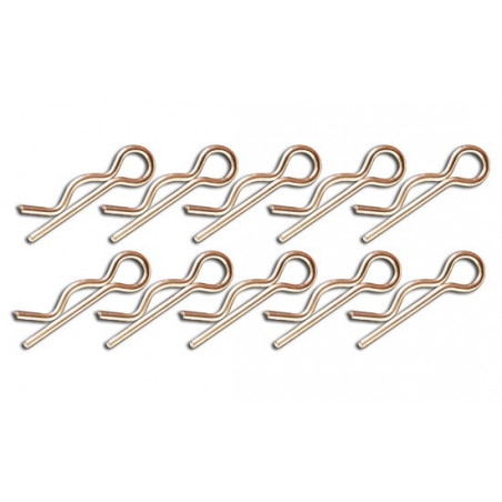 Accessoires pour voiture radiocommandée Clips de carrosserie grand modèle (10 pcs)