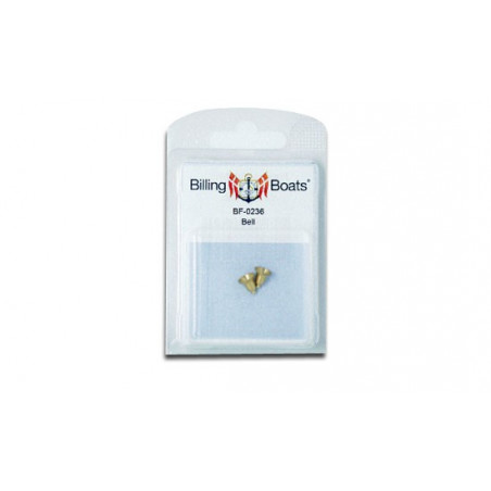 Accastillage de bateau Cloche en laiton 9x8mm (2pcs)