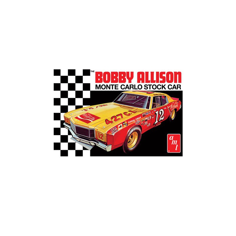 Maquette de voiture en plastique Coca Cola Bobby Allison 1972 Chevy Monte Carlo