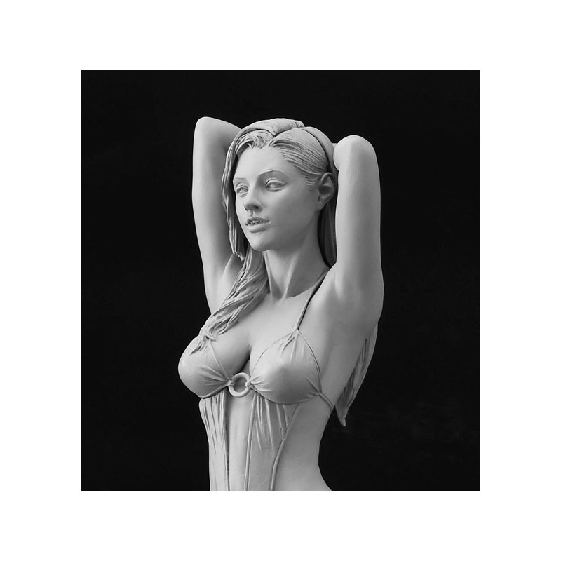 Maquette de moto en plastique Real « Blond girl » 1/12