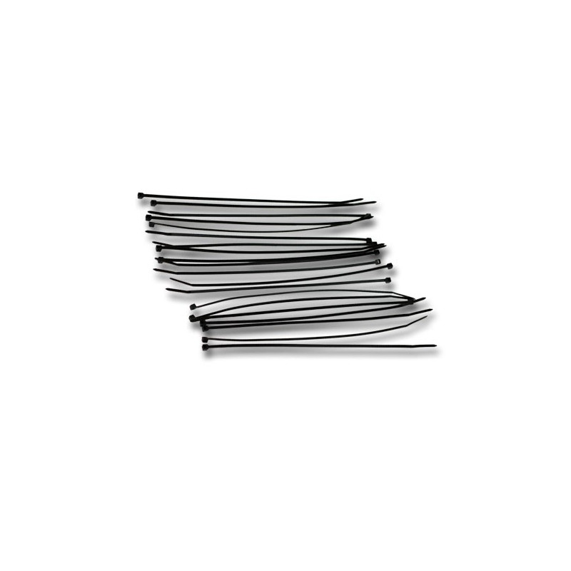 Accessoires de fixation Collier nylon noir 2,5x20cm (20pcs)