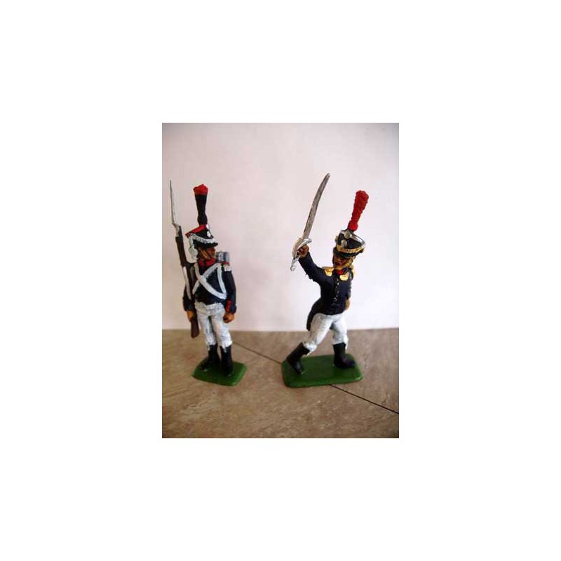 Figurine Commandement Français 1/32