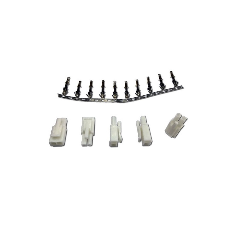 Chargeur pour accu pour appareil radiocommandé Connecteur Mini-Tamiya Mâle or (5 pcs)