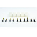 Chargeur pour accu pour appareil radiocommandé Connecteur Tamiya Femelle or (100 pcs)