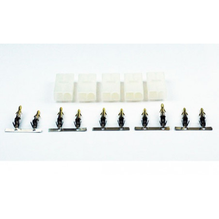 Chargeur pour accu pour appareil radiocommandé Connecteur Tamiya Femelle or (100 pcs)
