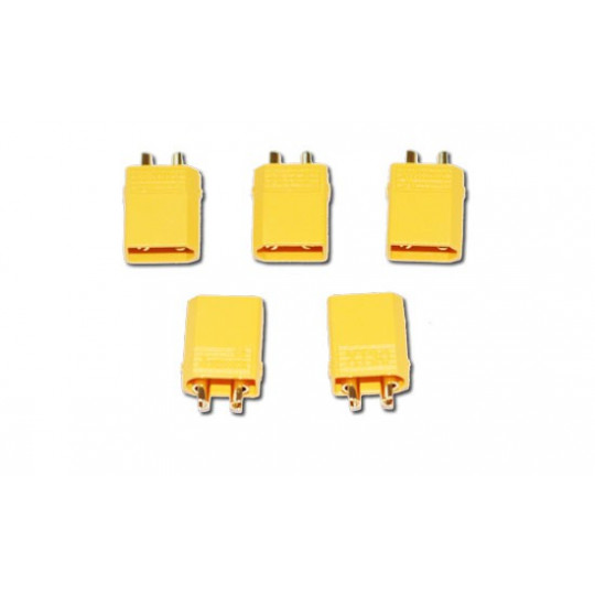 Chargeur pour accu pour appareil radiocommandé Connecteur XT-30 Mâle or (100 pcs)