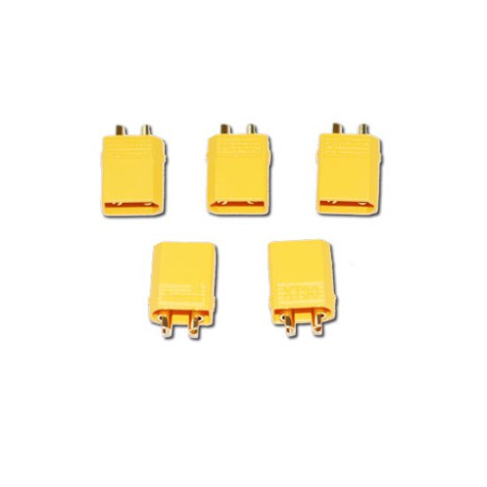 Chargeur pour accu pour appareil radiocommandé Connecteur XT-30 Mâle or (5 pcs)