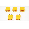 Chargeur pour accu pour appareil radiocommandé Connecteur XT-90 Femelle or (100 pcs)
