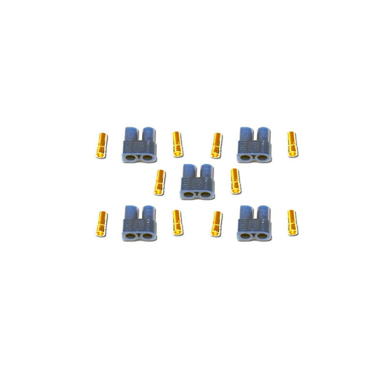 Chargeur pour accu pour appareil radiocommandé Connecteur EC3 Femelle (5 pcs)