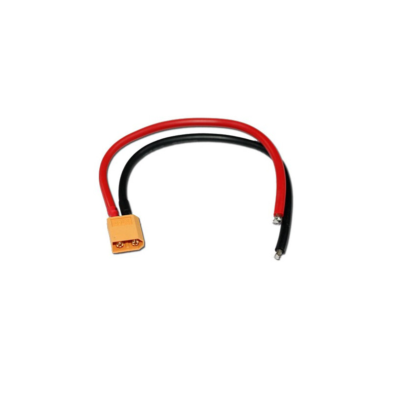 Chargeur pour accu pour appareil radiocommandé Cordon XT-60 Mâle longueur 20cm