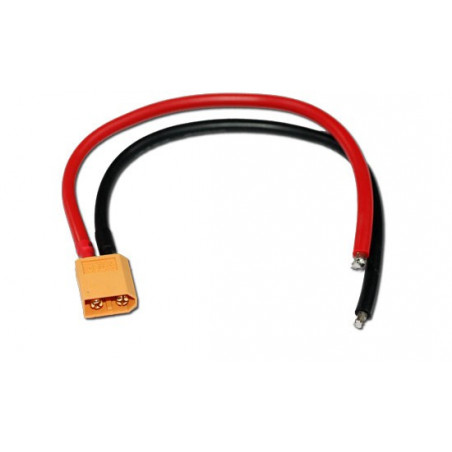 Chargeur pour accu pour appareil radiocommandé Cordon XT-60 Mâle longueur 20cm