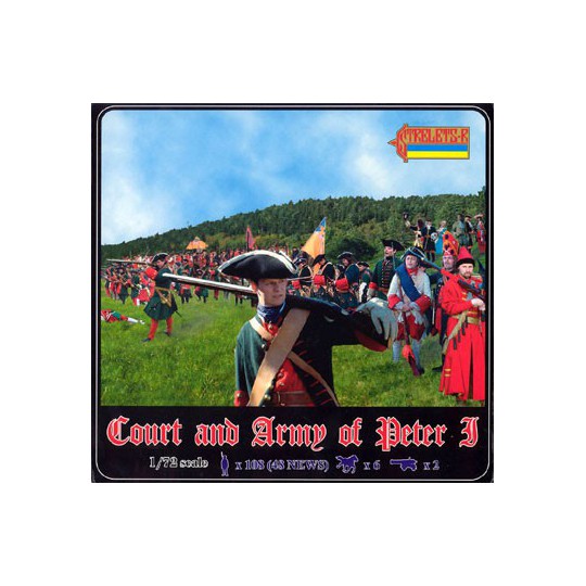 Figurine COUR ET ARMEE PETER LE GRAND