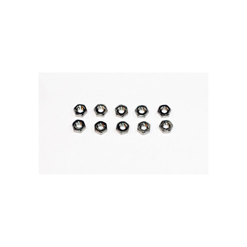 Visserie Ecrous Inox M2.5 (10 pcs)