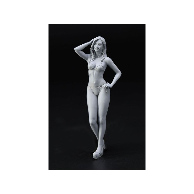 Maquette de voiture en plastique VW Type 2 Van + figure 1/24